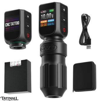 CNC E77 Wireless Tattoo Machine Dual Batteries